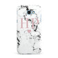 Marble Blush Pink Heart Personalised Samsung Galaxy A7 2017 Case