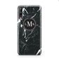 Marble Custom Initials Circle Huawei P40 Lite E Phone Case