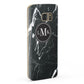 Marble Custom Initials Circle Samsung Galaxy Case Fourty Five Degrees