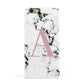 Marble Effect Pink Initial Personalised Apple iPhone 6 3D Snap Case