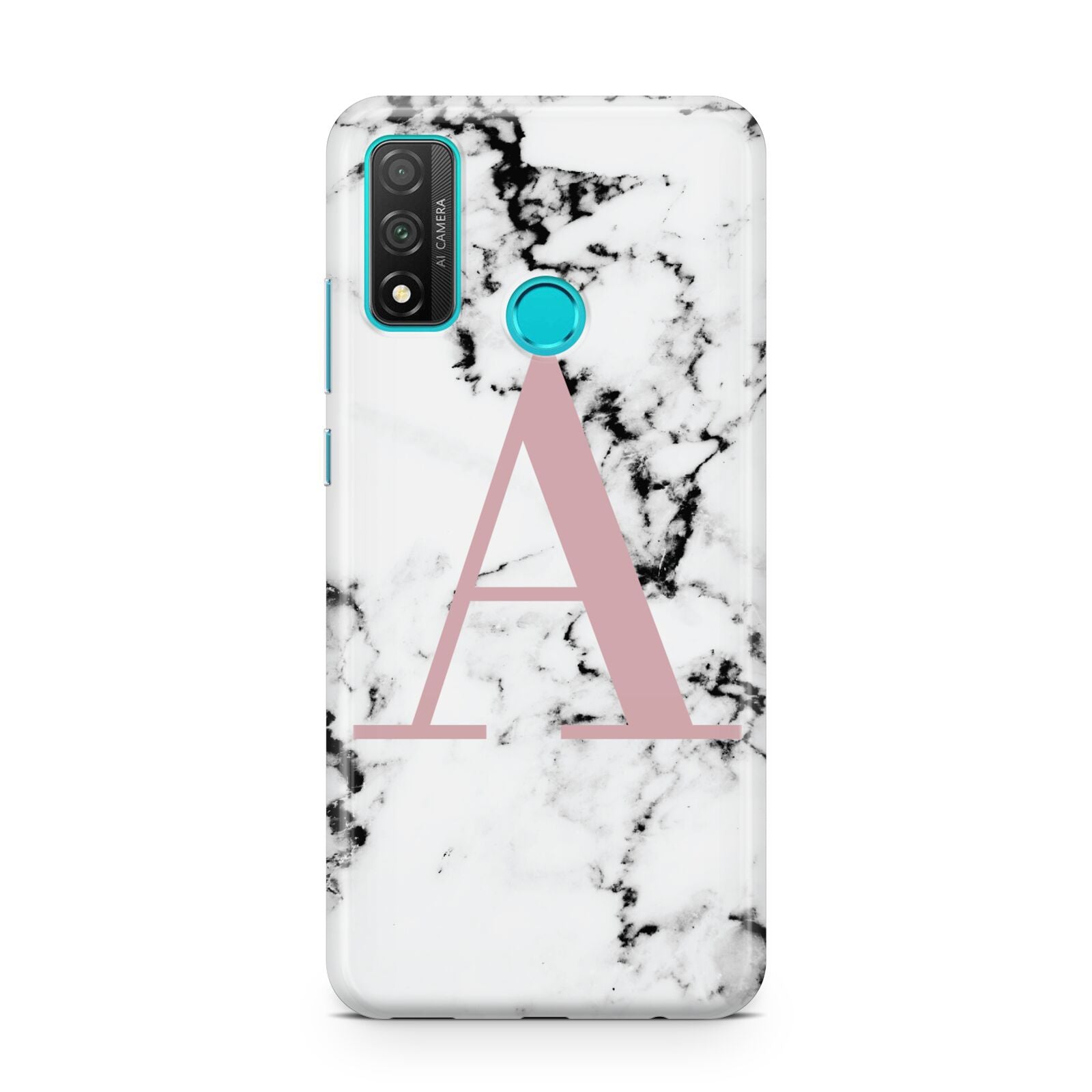 Marble Effect Pink Initial Personalised Huawei P Smart 2020