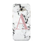 Marble Effect Pink Initial Personalised Samsung Galaxy A5 2017 Case on gold phone