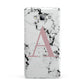 Marble Effect Pink Initial Personalised Samsung Galaxy A7 2015 Case
