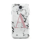 Marble Effect Pink Initial Personalised Samsung Galaxy S4 Case