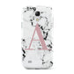 Marble Effect Pink Initial Personalised Samsung Galaxy S4 Mini Case