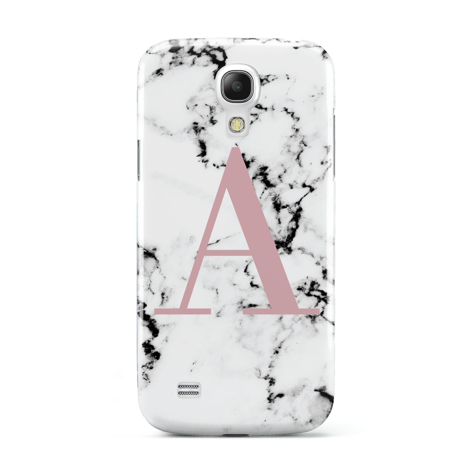 Marble Effect Pink Initial Personalised Samsung Galaxy S4 Mini Case