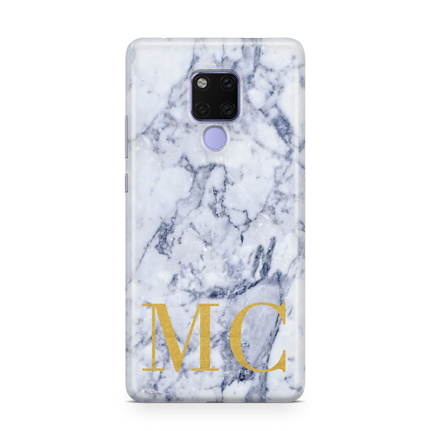 Marble Gold Initial Personalised Huawei Mate 20X Phone Case