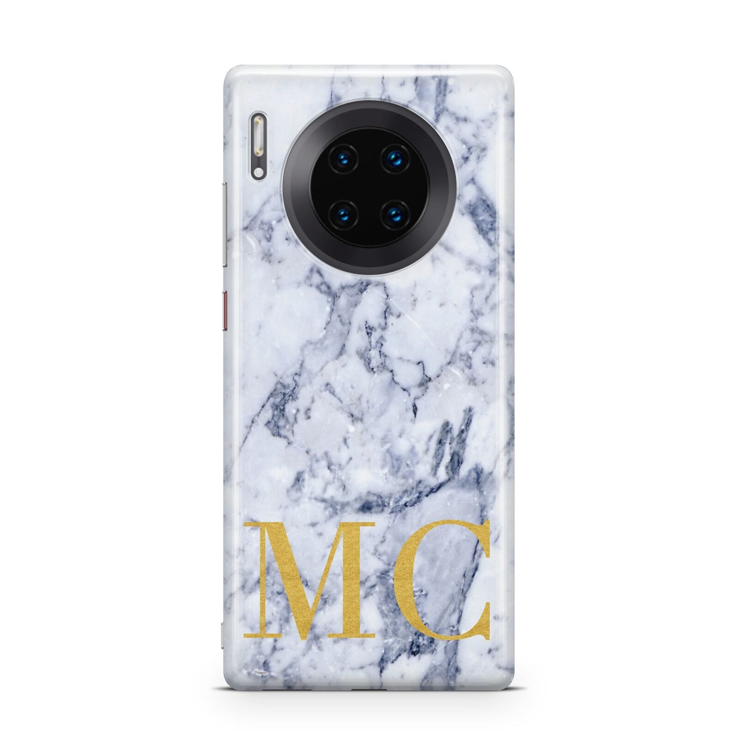 Marble Gold Initial Personalised Huawei Mate 30 Pro Phone Case