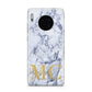Marble Gold Initial Personalised Huawei Mate 30