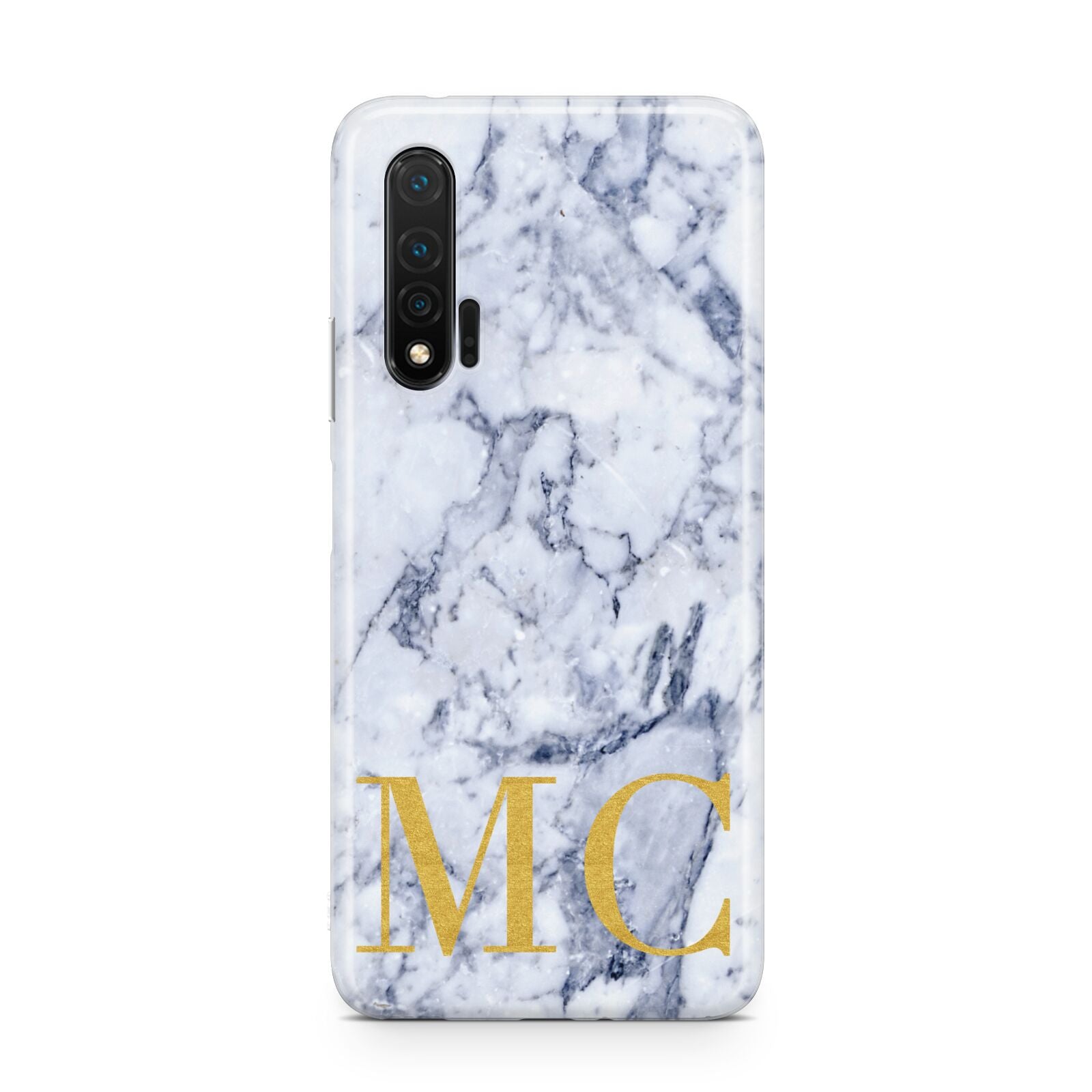 Marble Gold Initial Personalised Huawei Nova 6 Phone Case