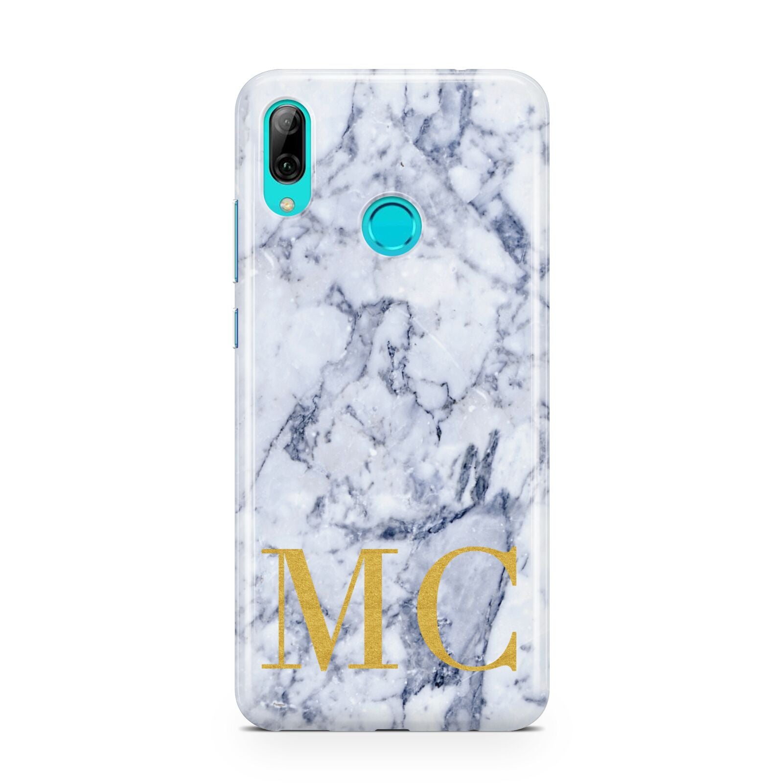 Marble Gold Initial Personalised Huawei P Smart 2019 Case