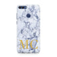 Marble Gold Initial Personalised Huawei P Smart Case