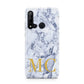 Marble Gold Initial Personalised Huawei P20 Lite 5G Phone Case