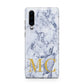 Marble Gold Initial Personalised Huawei P30 Phone Case