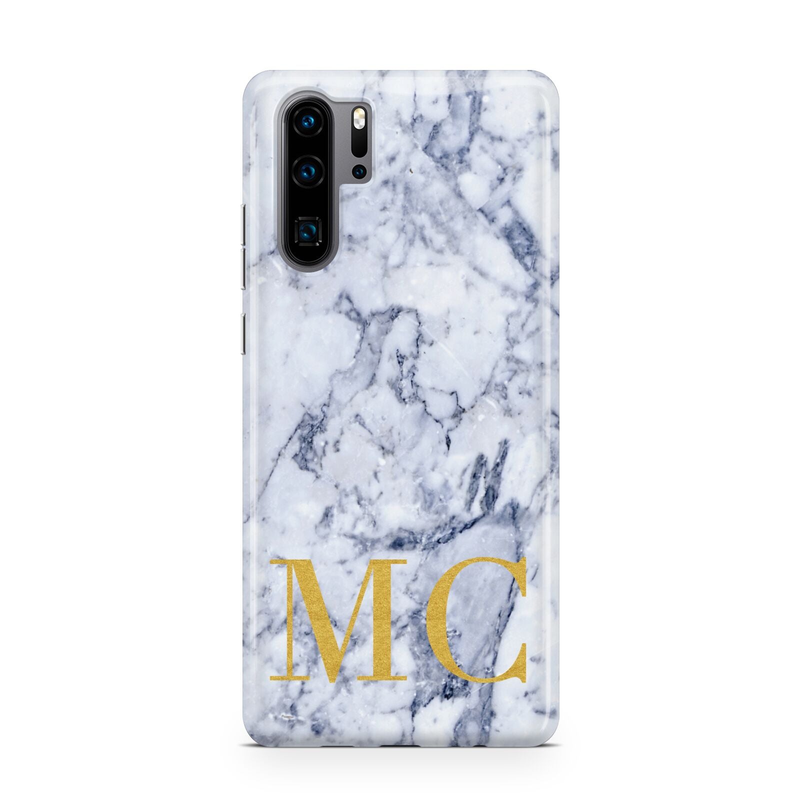 Marble Gold Initial Personalised Huawei P30 Pro Phone Case