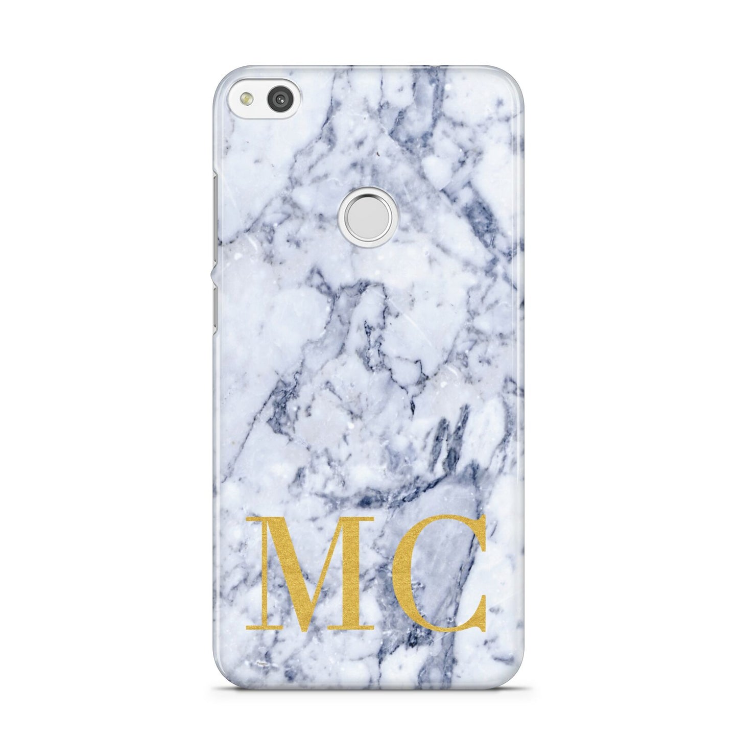 Marble Gold Initial Personalised Huawei P8 Lite Case