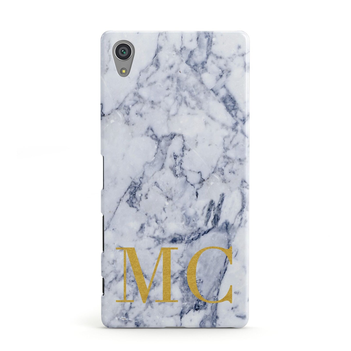 Marble Gold Initial Personalised Sony Xperia Case