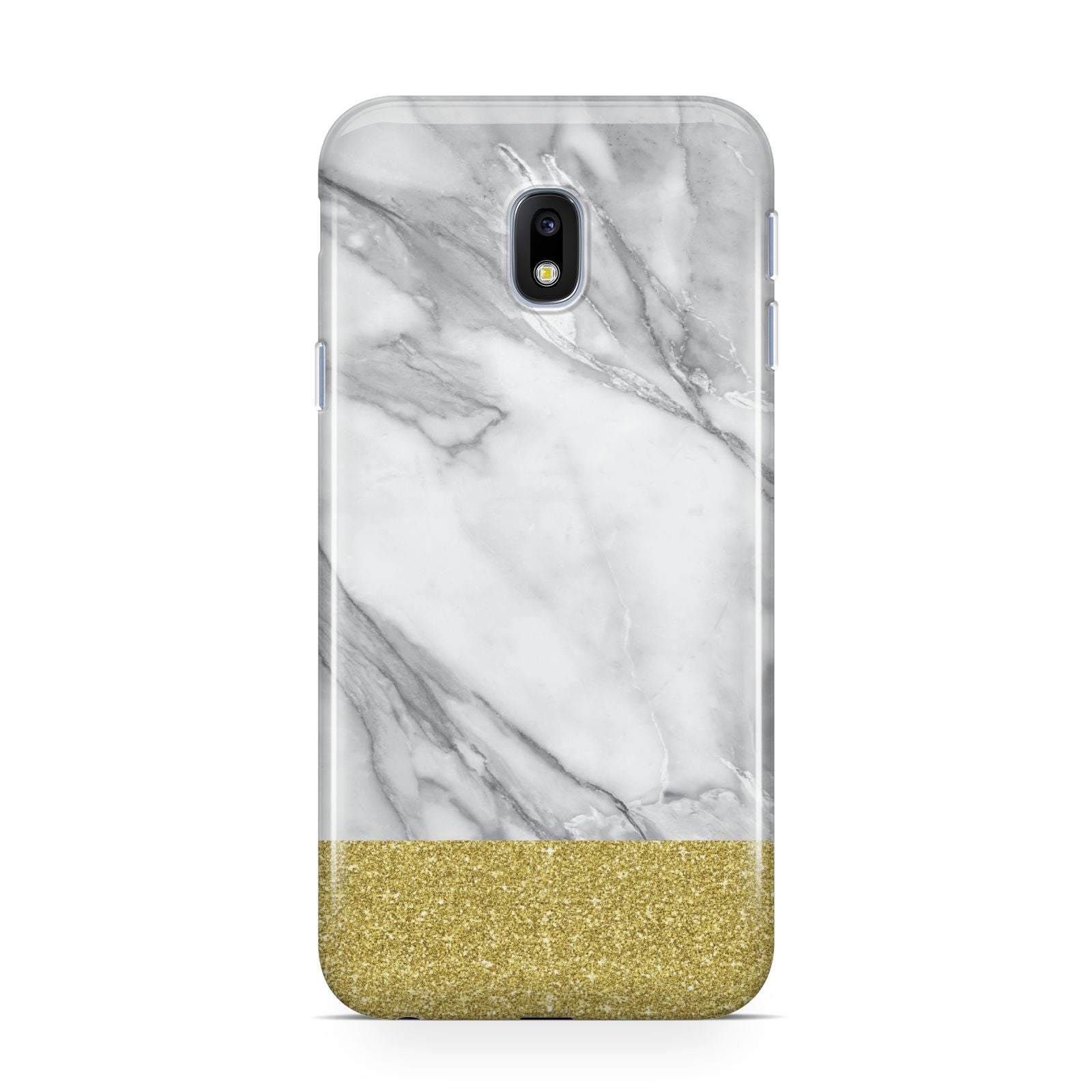 Marble Grey White Gold Samsung Galaxy J3 2017 Case