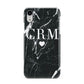 Marble Heart Initials Personalised Apple iPhone XR White 3D Snap Case