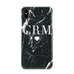 Marble Heart Initials Personalised Apple iPhone Xs Max 3D Snap Case