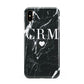 Marble Heart Initials Personalised Apple iPhone Xs Max 3D Tough Case
