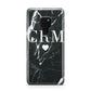 Marble Heart Initials Personalised Huawei Mate 20 Phone Case