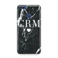 Marble Heart Initials Personalised Huawei P Smart Case