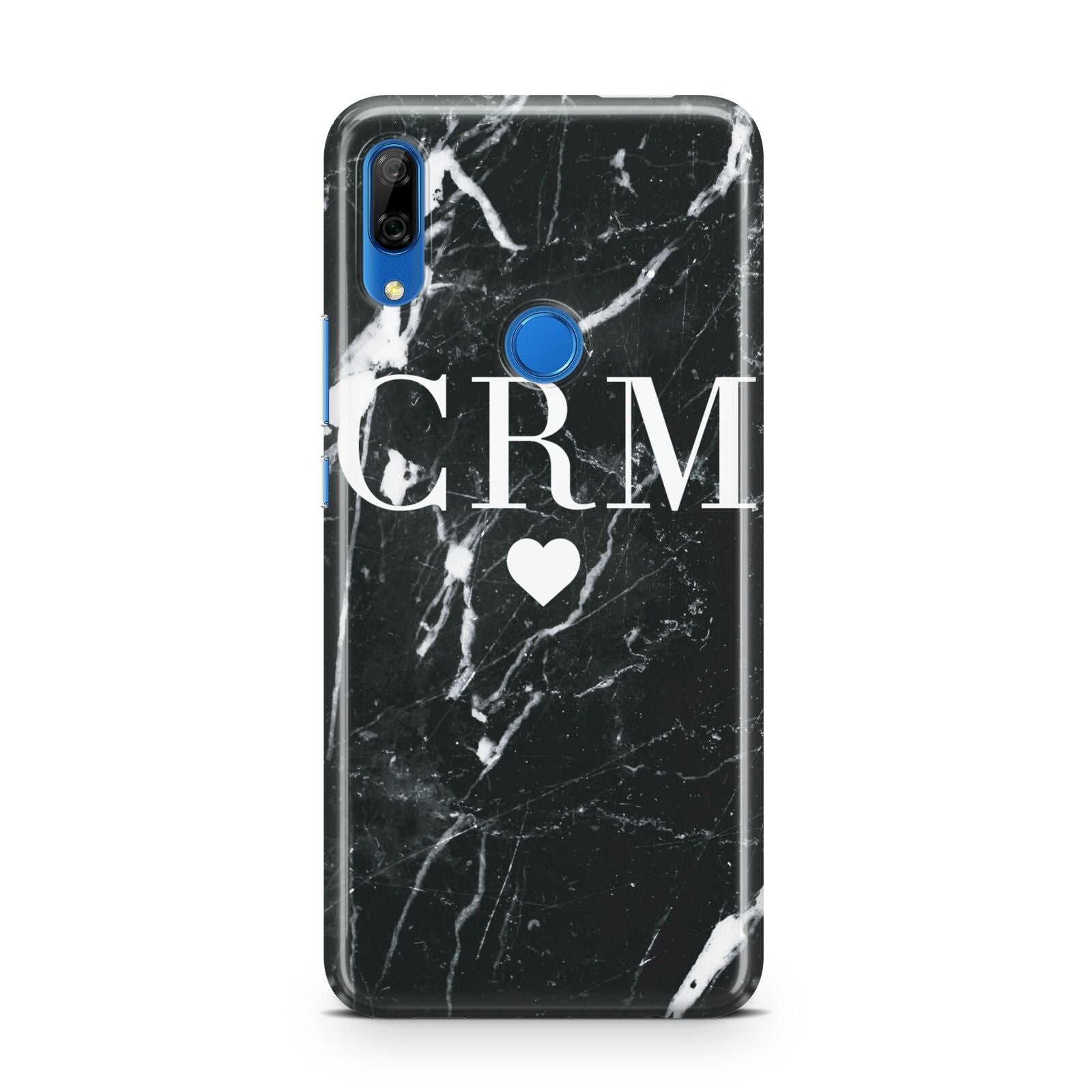 Marble Heart Initials Personalised Huawei P Smart Z