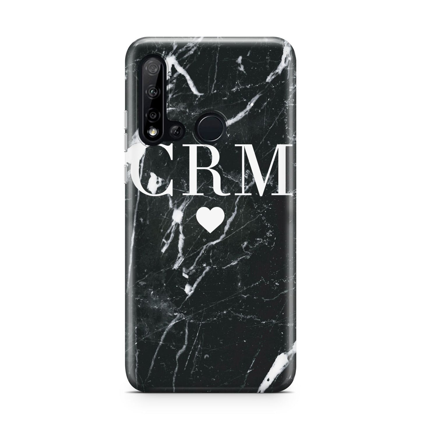 Marble Heart Initials Personalised Huawei P20 Lite 5G Phone Case
