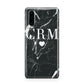 Marble Heart Initials Personalised Huawei P30 Phone Case