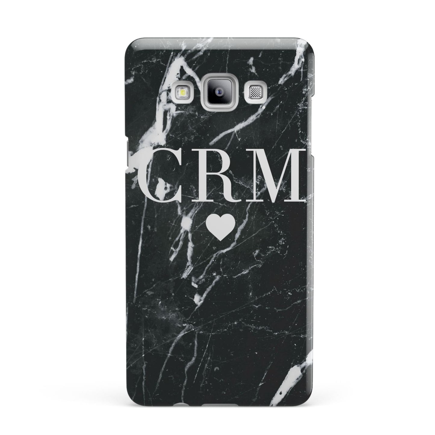 Marble Heart Initials Personalised Samsung Galaxy A7 2015 Case