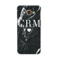 Marble Heart Initials Personalised Samsung Galaxy A8 Case