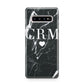 Marble Heart Initials Personalised Samsung Galaxy S10 Plus Case