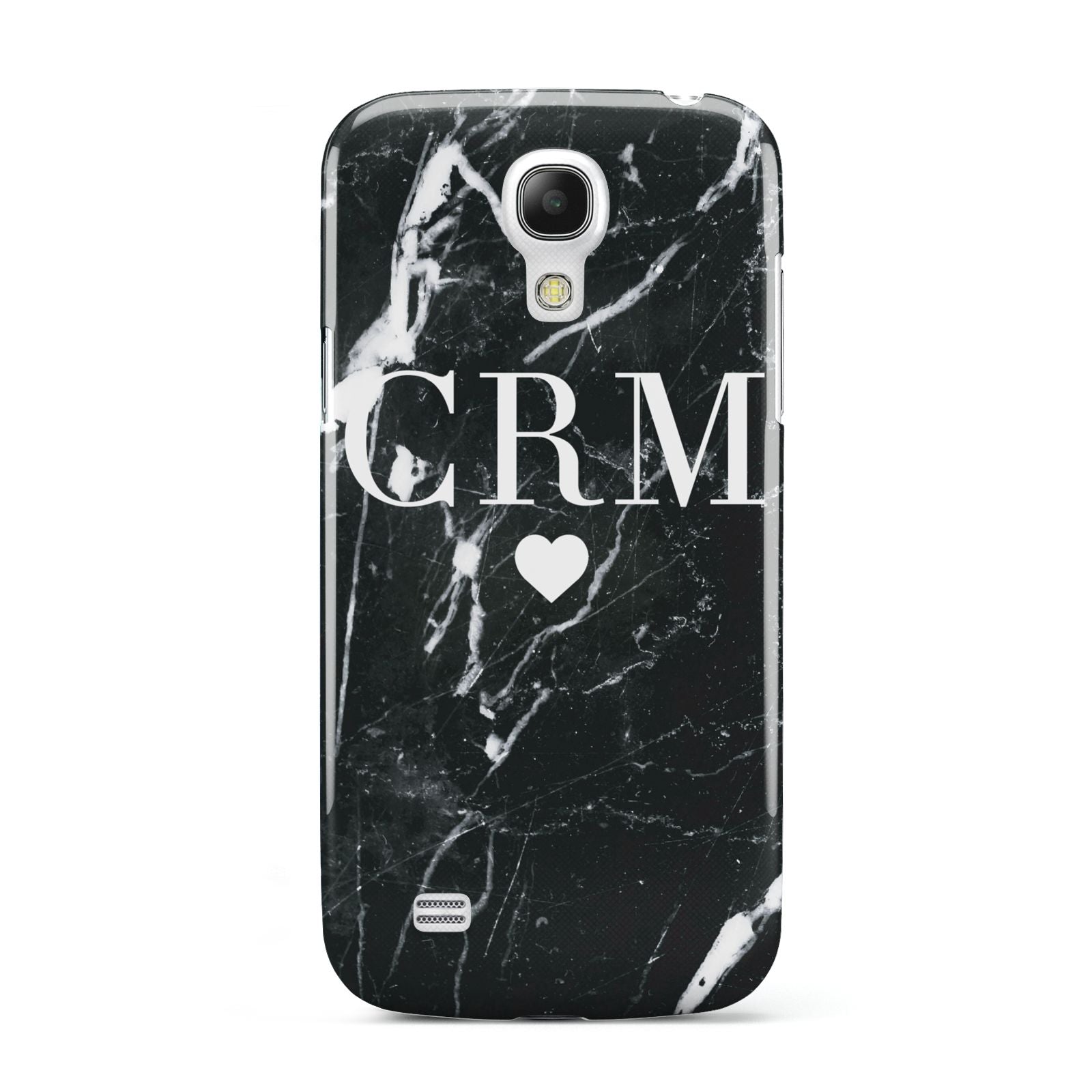 Marble Heart Initials Personalised Samsung Galaxy S4 Mini Case