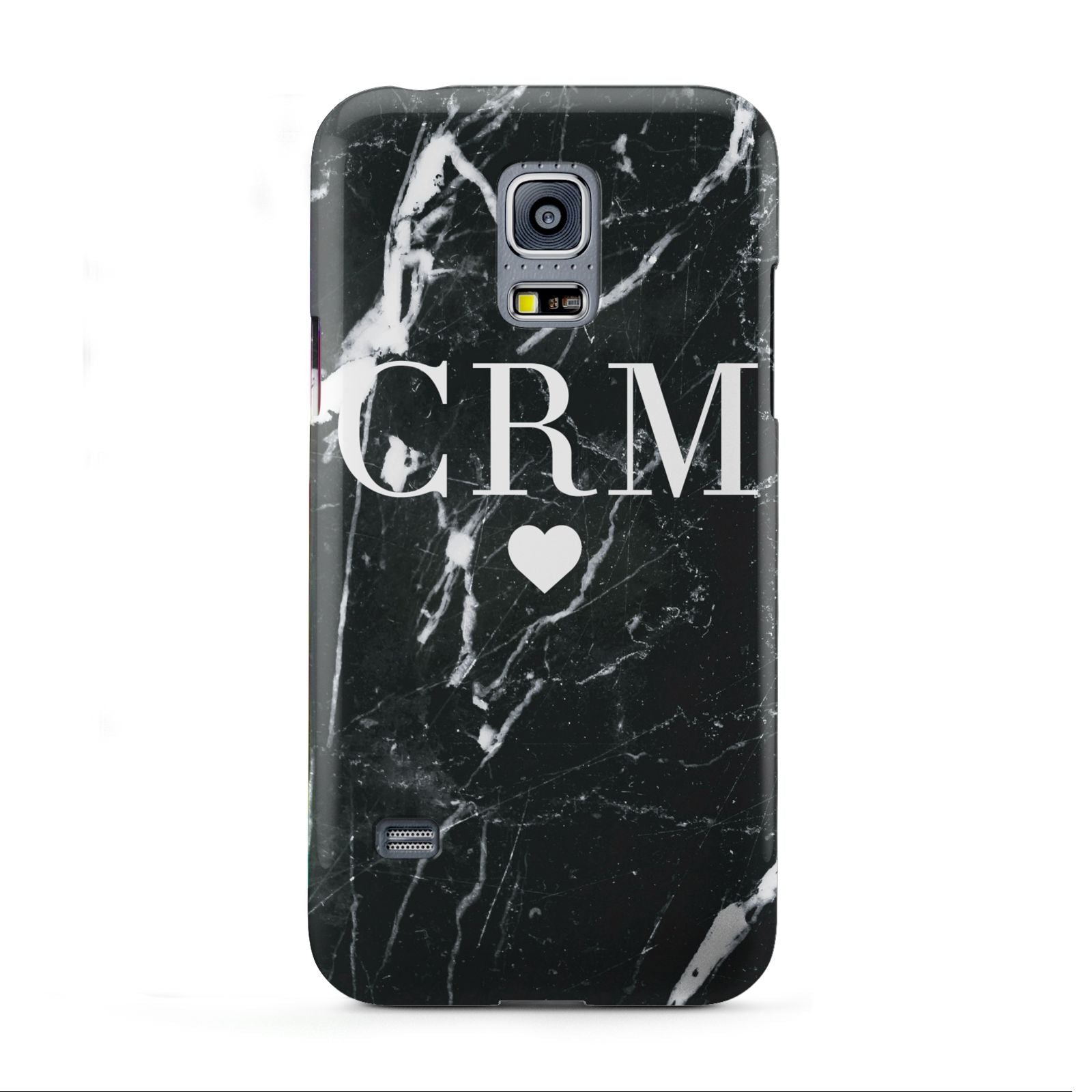 Marble Heart Initials Personalised Samsung Galaxy S5 Mini Case