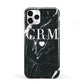 Marble Heart Initials Personalised iPhone 11 Pro 3D Tough Case