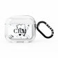 Marble Heart Personalised Initials AirPods Clear Case 3rd Gen