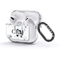 Marble Heart Personalised Initials AirPods Glitter Case 3rd Gen Side Image