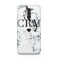 Marble Heart Personalised Initials Huawei Mate 20 Lite