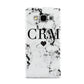 Marble Heart Personalised Initials Samsung Galaxy A5 Case