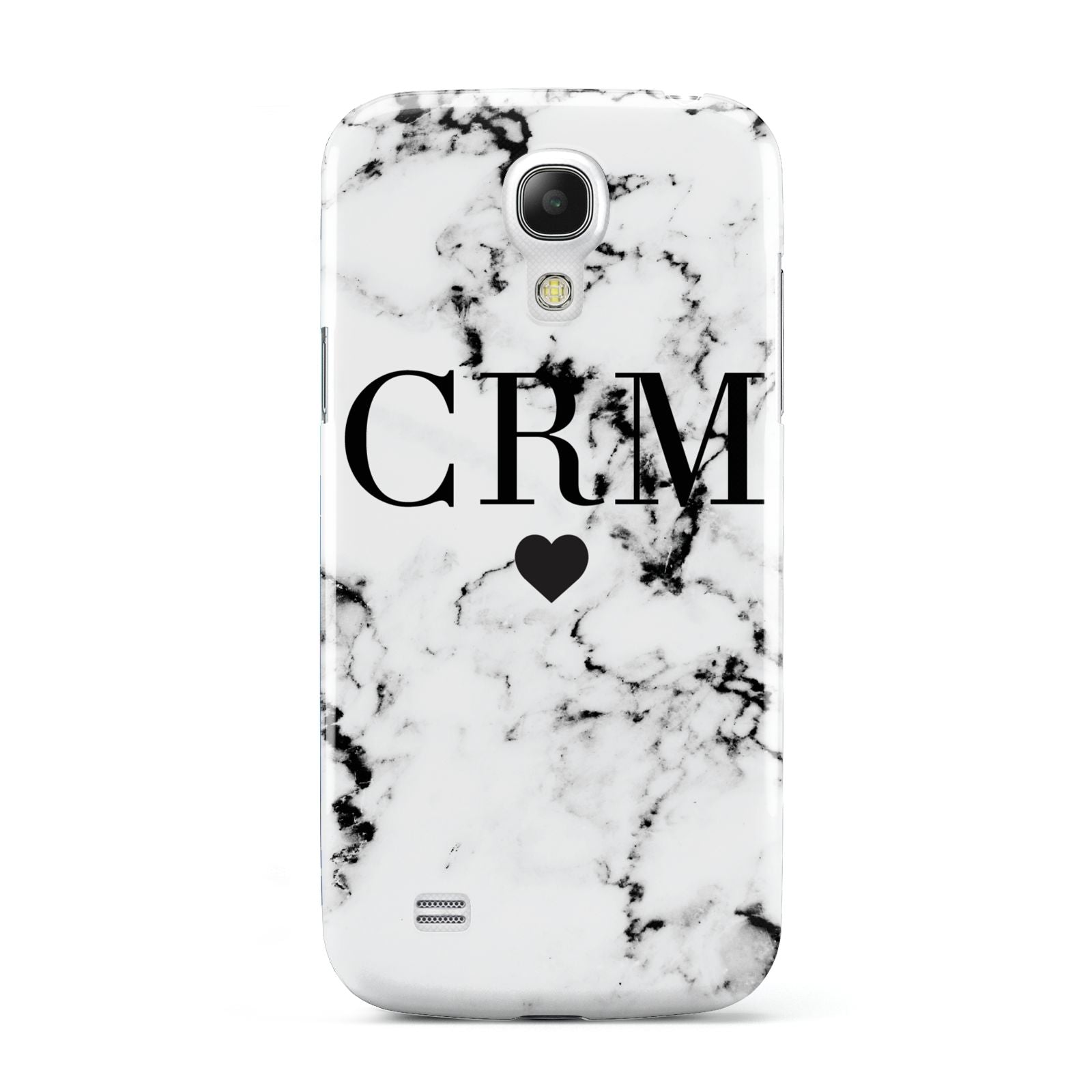 Marble Heart Personalised Initials Samsung Galaxy S4 Mini Case