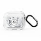 Marble Initials Circle Personalised AirPods Clear Case 3rd Gen
