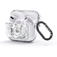 Marble Initials Circle Personalised AirPods Glitter Case 3rd Gen Side Image