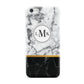 Marble Initials Geometric Personalised Apple iPhone 5c Case