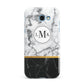 Marble Initials Geometric Personalised Samsung Galaxy A7 2017 Case