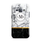 Marble Initials Geometric Personalised Samsung Galaxy J1 2016 Case