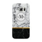 Marble Initials Geometric Personalised Samsung Galaxy S6 Edge Case