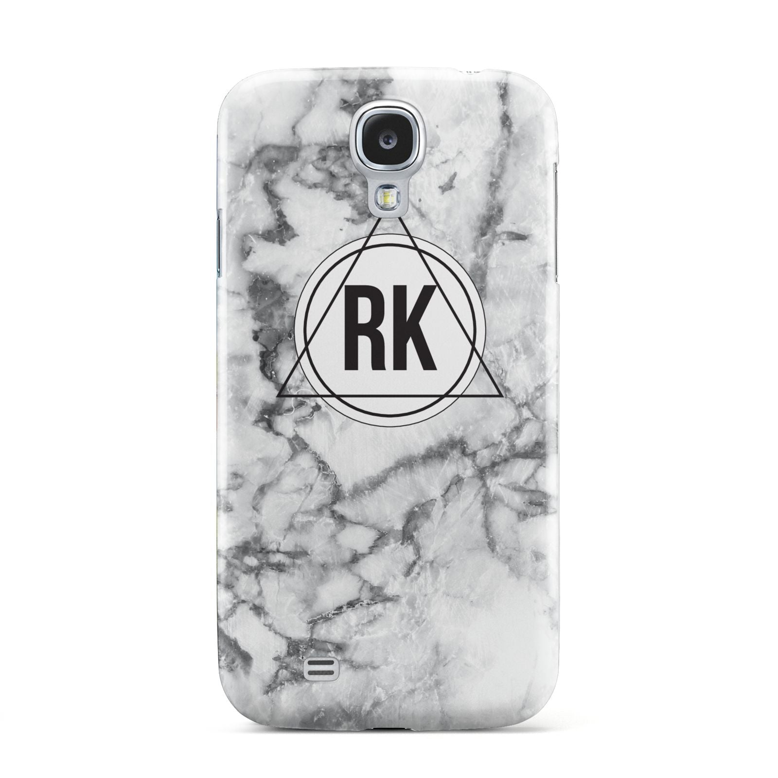 Marble Initials Triangle Personalised Samsung Galaxy S4 Case