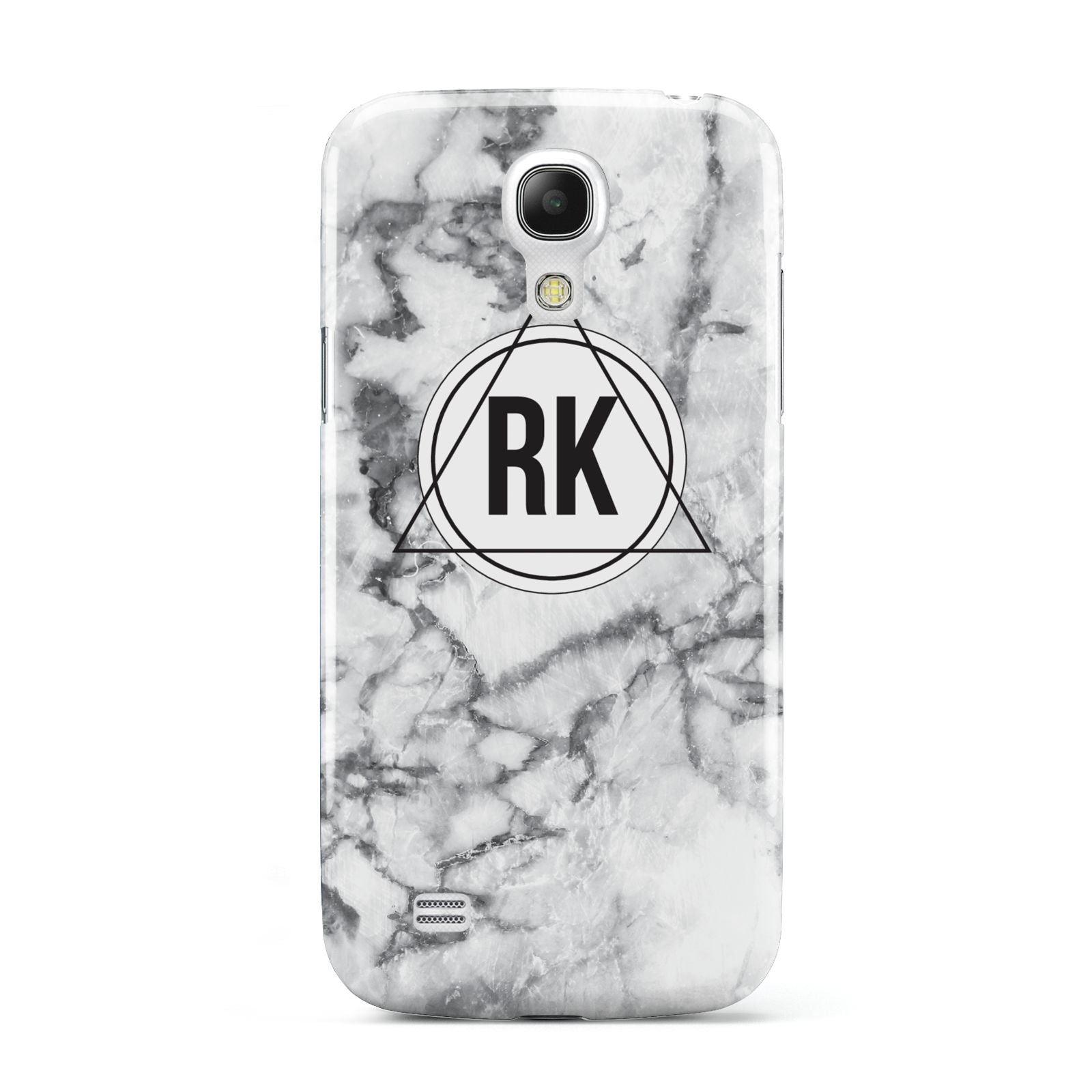 Marble Initials Triangle Personalised Samsung Galaxy S4 Mini Case