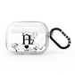 Marble Love Heart Personalised AirPods Pro Clear Case